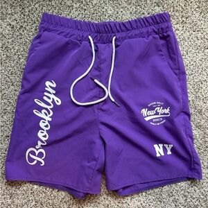 ROMWE Purple Men's Shorts